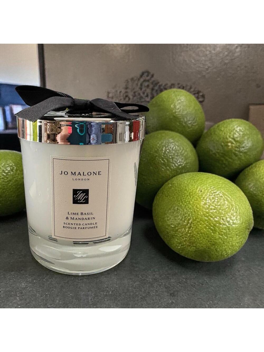 Jo Malone London Lime Basil & Mandarin Home Candle 7.1 oz Sealed with bow!! - Picture 2 of 5